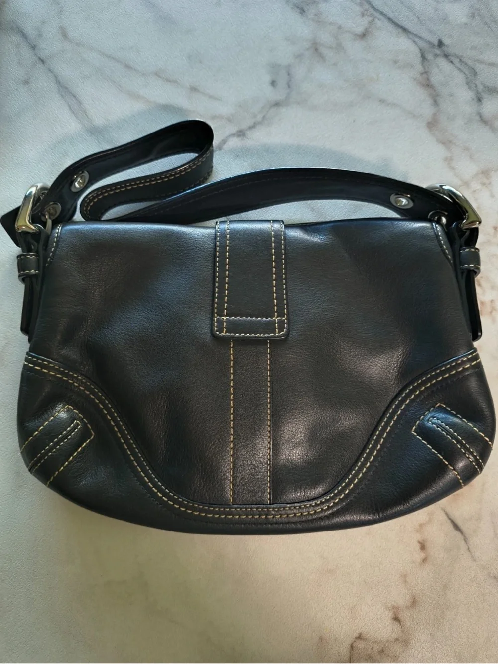 Coach F10188 Y2K SoHo Bag in Black Authentic - Picture 3 of 4